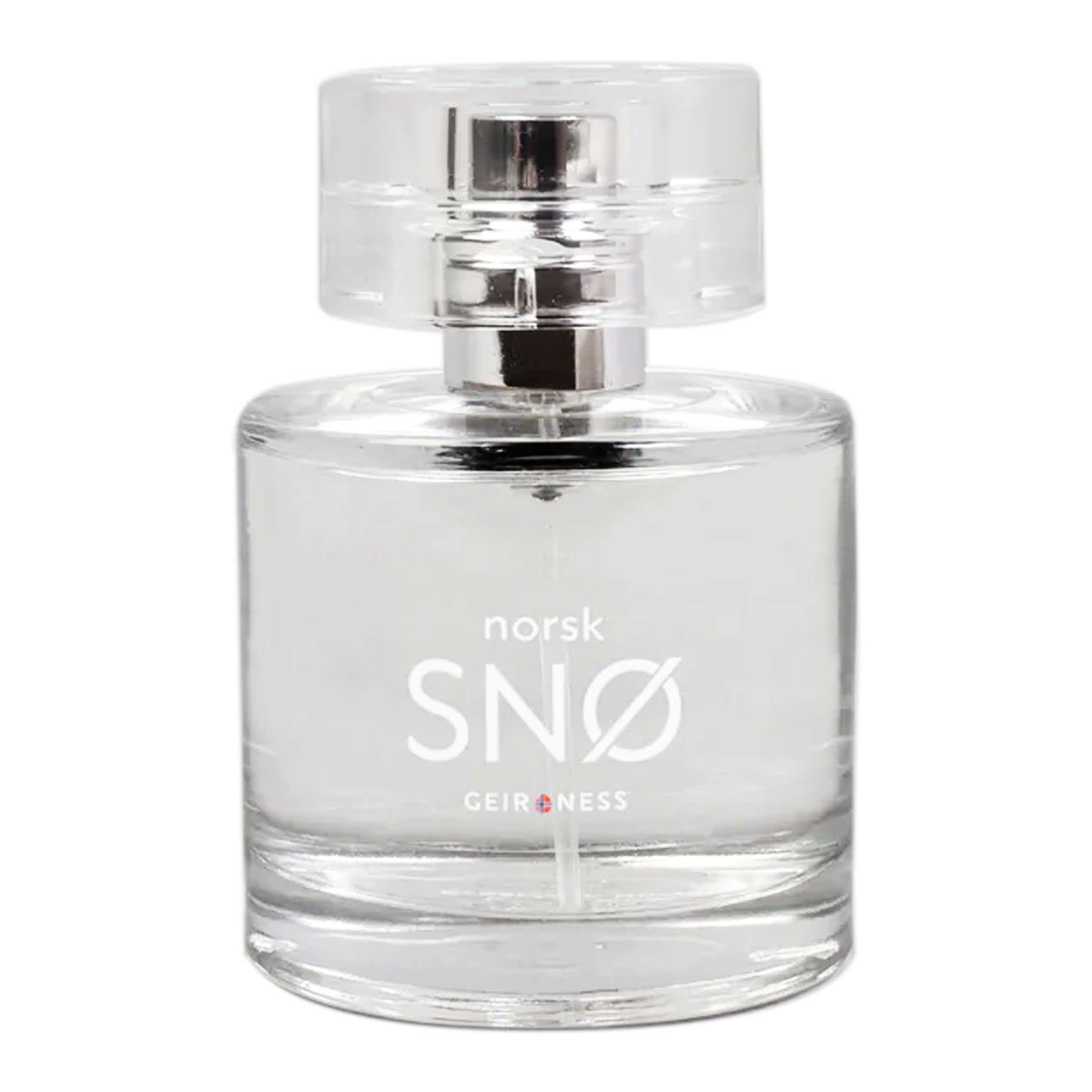 Geir Ness Norsk Sno bottle front showing a unisex fragrance for daily freshness.