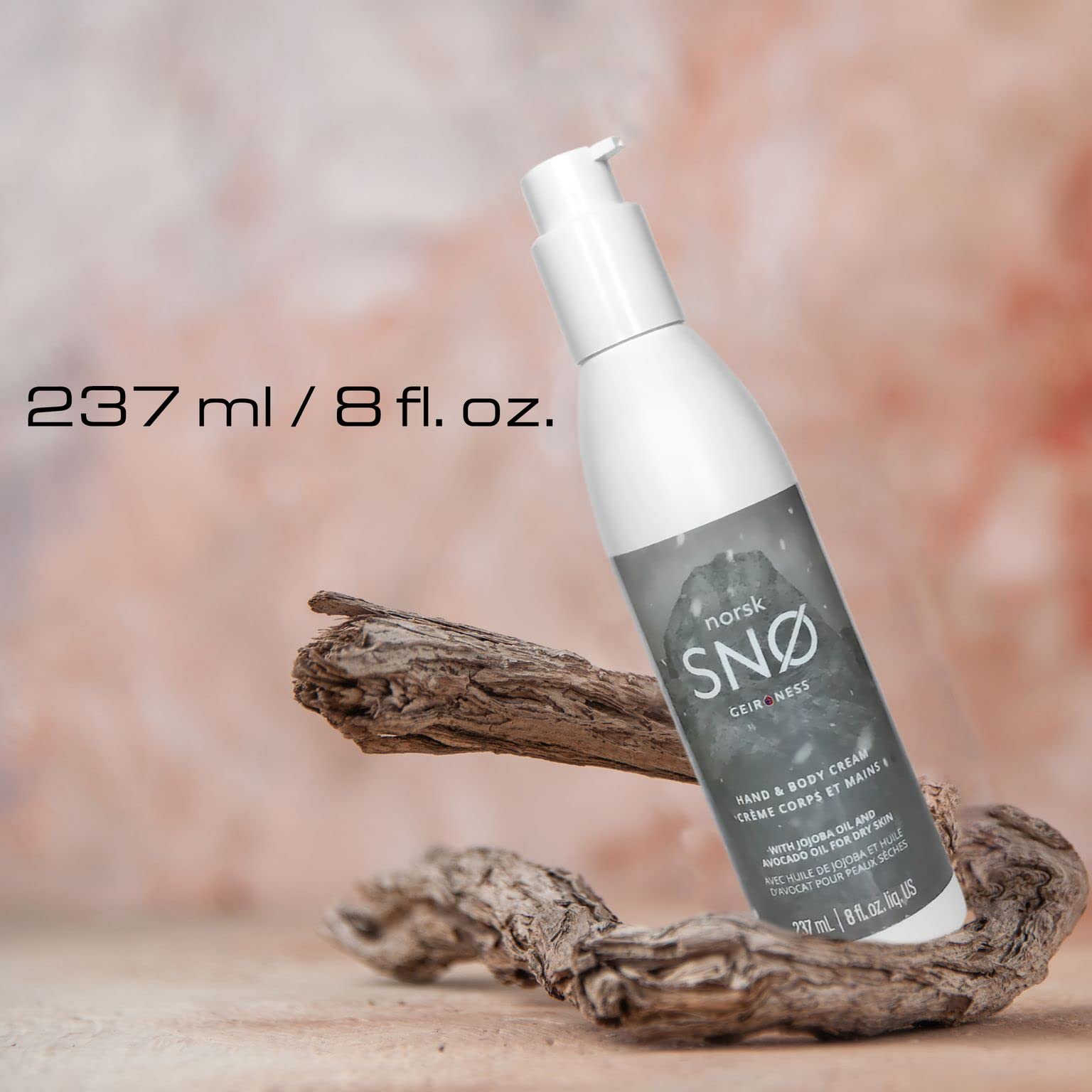 Geir Ness Norsk Sno skin glow after use for smoother appearance.