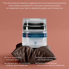 Geir Ness Skin of Norway detox mask jar close-up for daily ritual.