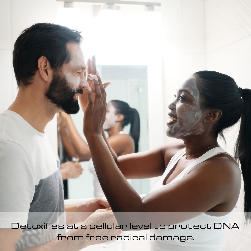 Geir Ness Detoxifying Mask watercress close-up highlighting nourishing botanicals.
