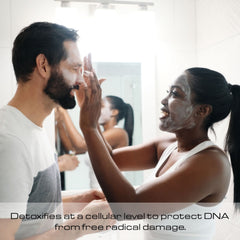 Geir Ness Detoxifying Mask watercress close-up highlighting nourishing botanicals.