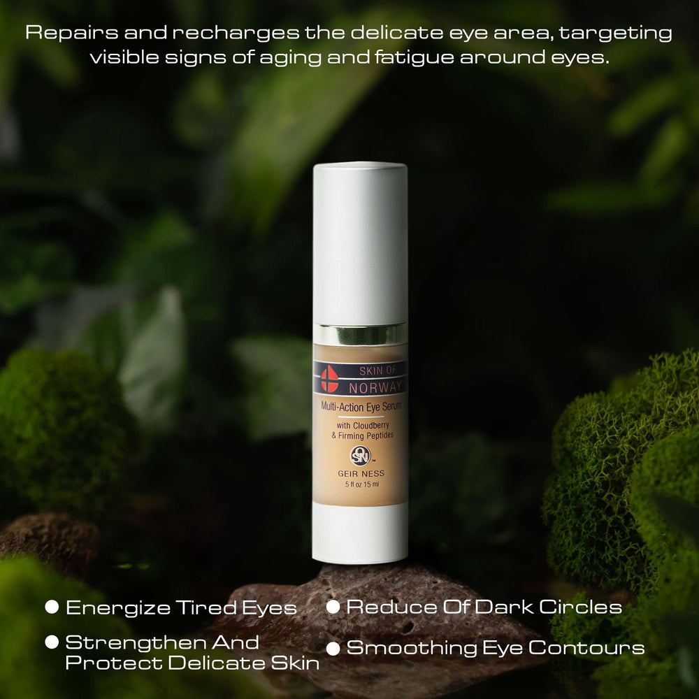 Geir Ness cloudberry-rich formula supports vitality and even tone near the eyes.