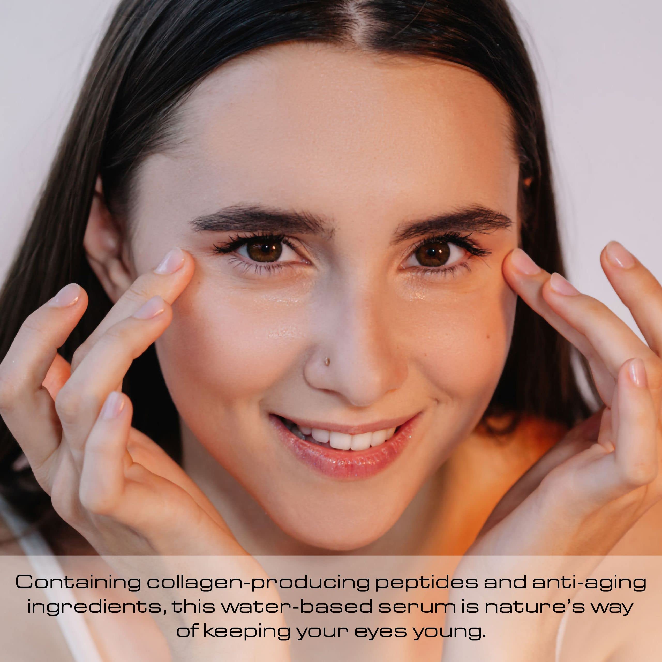 Geir Ness eye serum with peptides for a firmer-looking eye contour.
