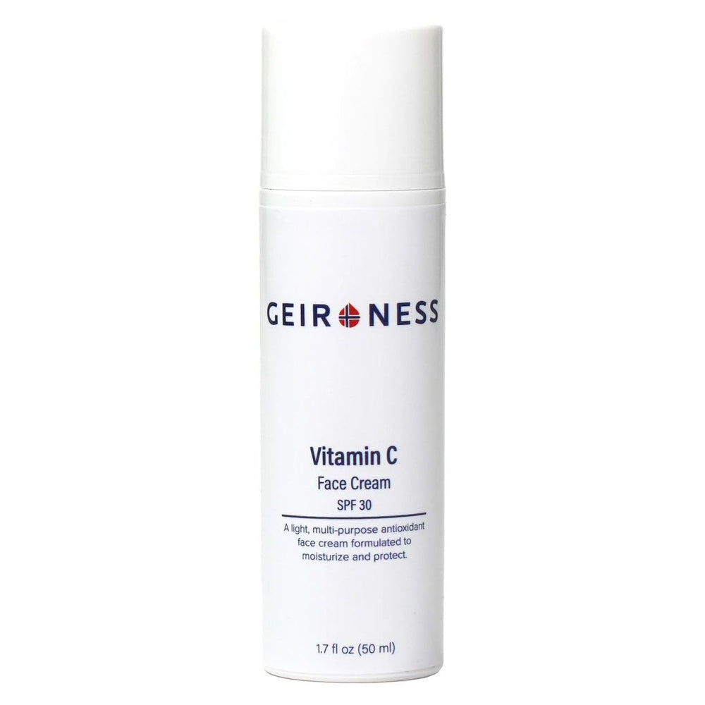 Geir Ness Vitamin C Day Cream SPF 30 jar close-up showing hydrating formula