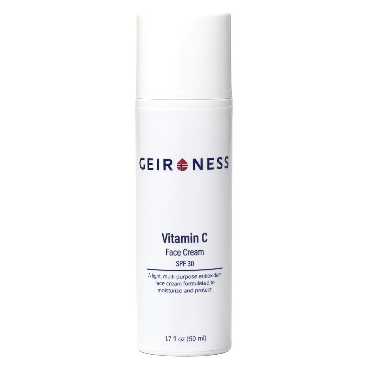 Geir Ness Vitamin C Day Cream SPF 30 jar close-up showing hydrating formula