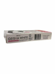 Geisha White Classic Bar lathering action shown for effective cleansing with Kojic and Niacinamide.