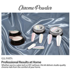 GEL PARTY UV/LED compatible powders for easy DIY gel nails.