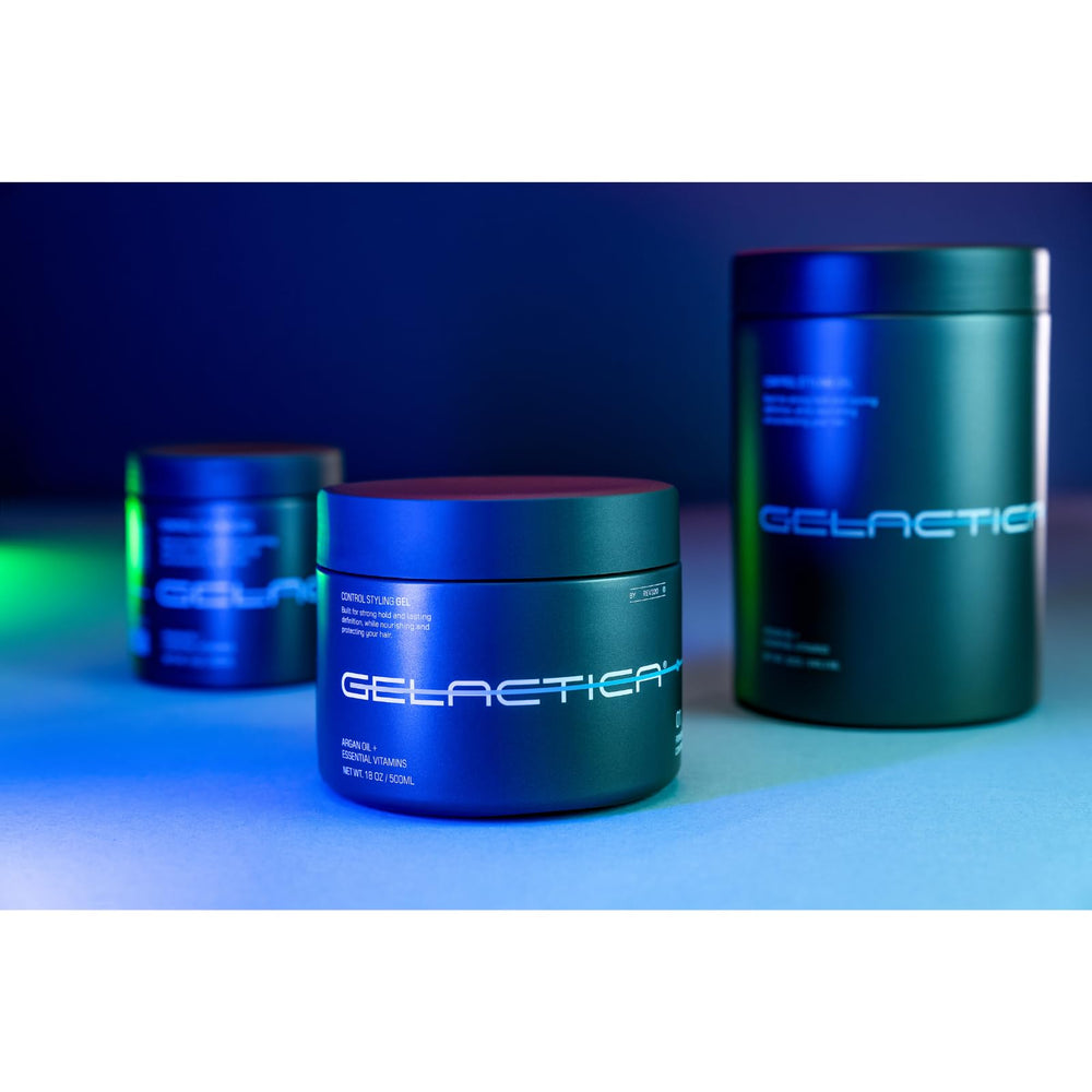 Gelactica Max Control packaging displaying 18 oz and 32 oz options.