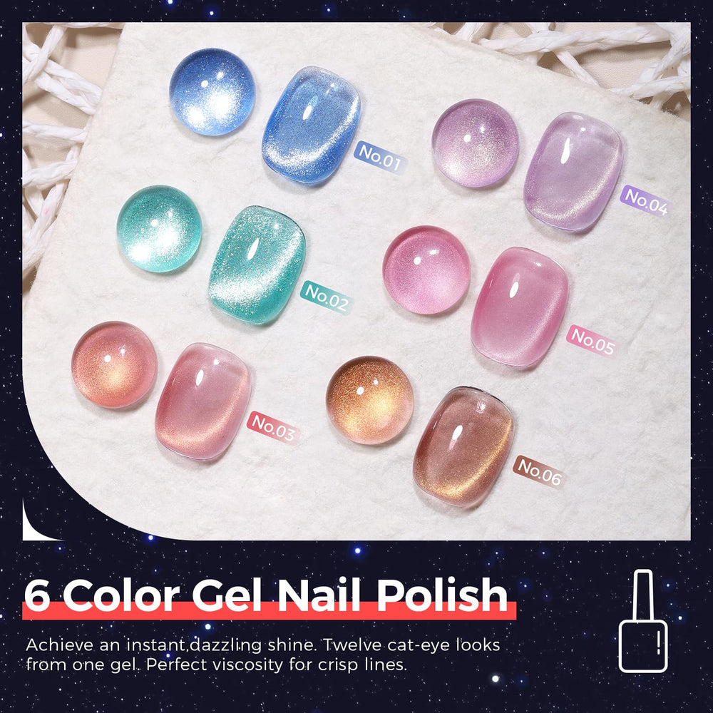 GELLAKTIK 5-in-1 formula magnets enable quick cat-eye designs
