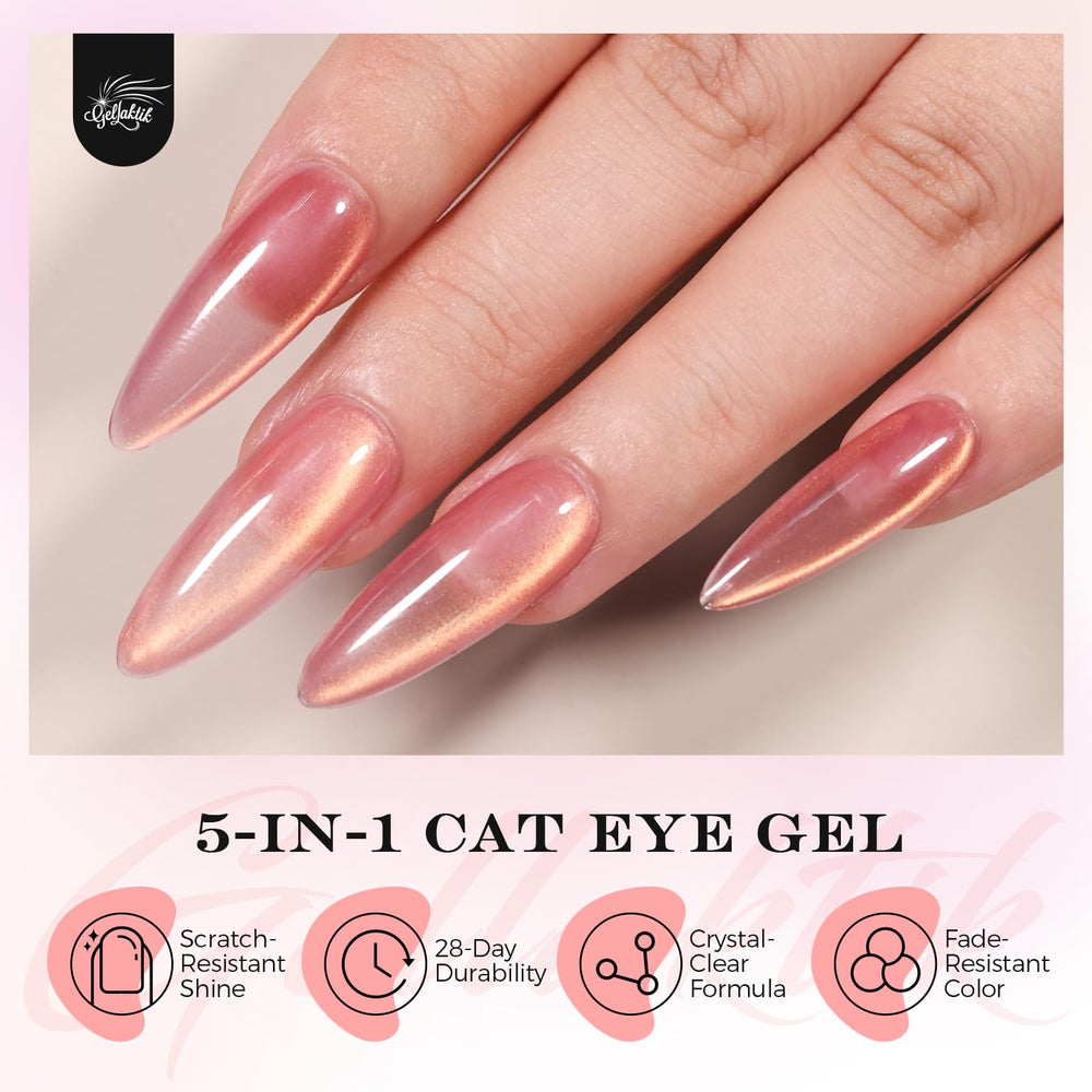 GELLAKTIK vegan, low-odor formula for comfortable home manicures