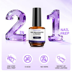 GELAMBER base coat 15ml bottle creates a smooth foundation for long wear