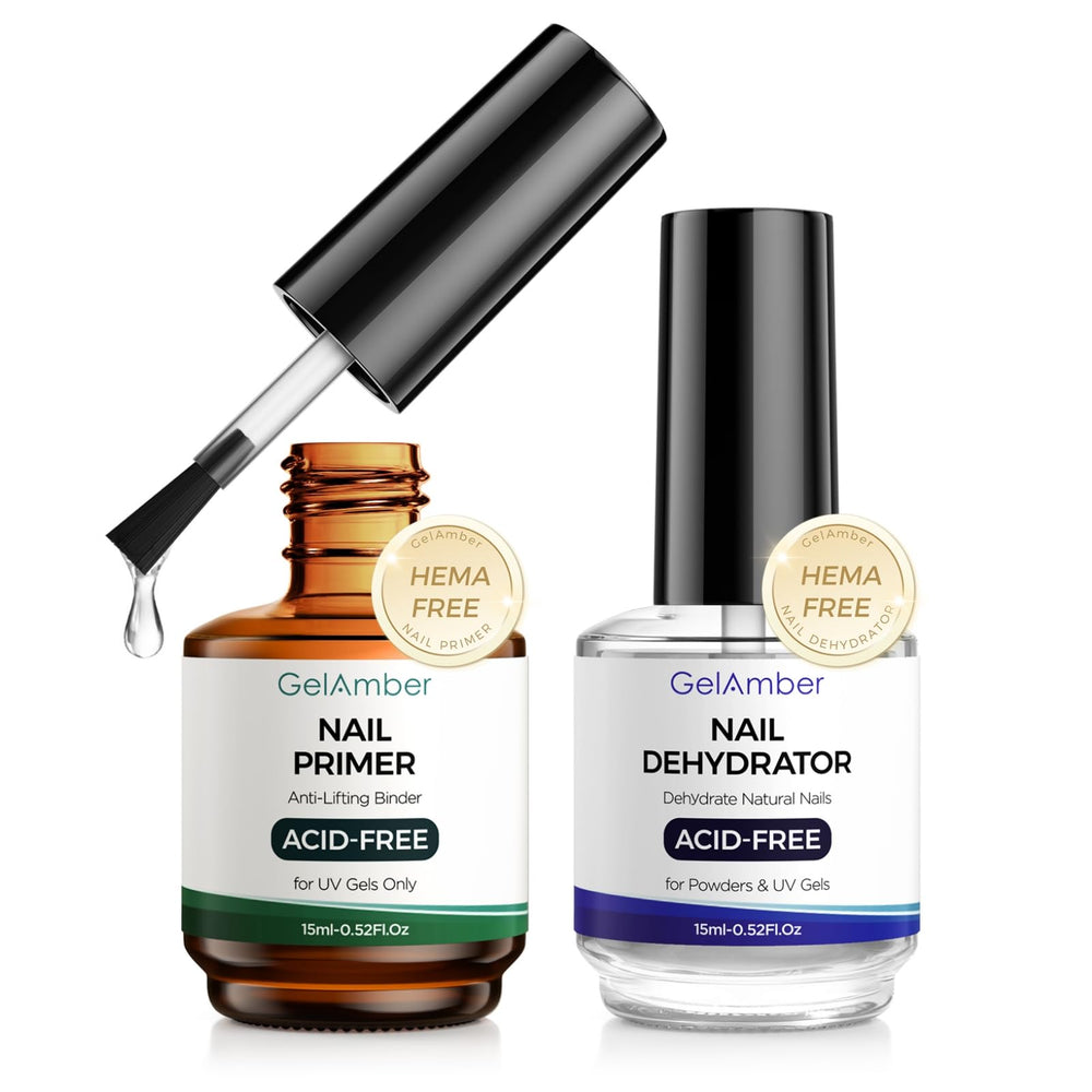 GELAMBER nail dehydrator 15ml bottle for oil-free nail prep, improving adhesion