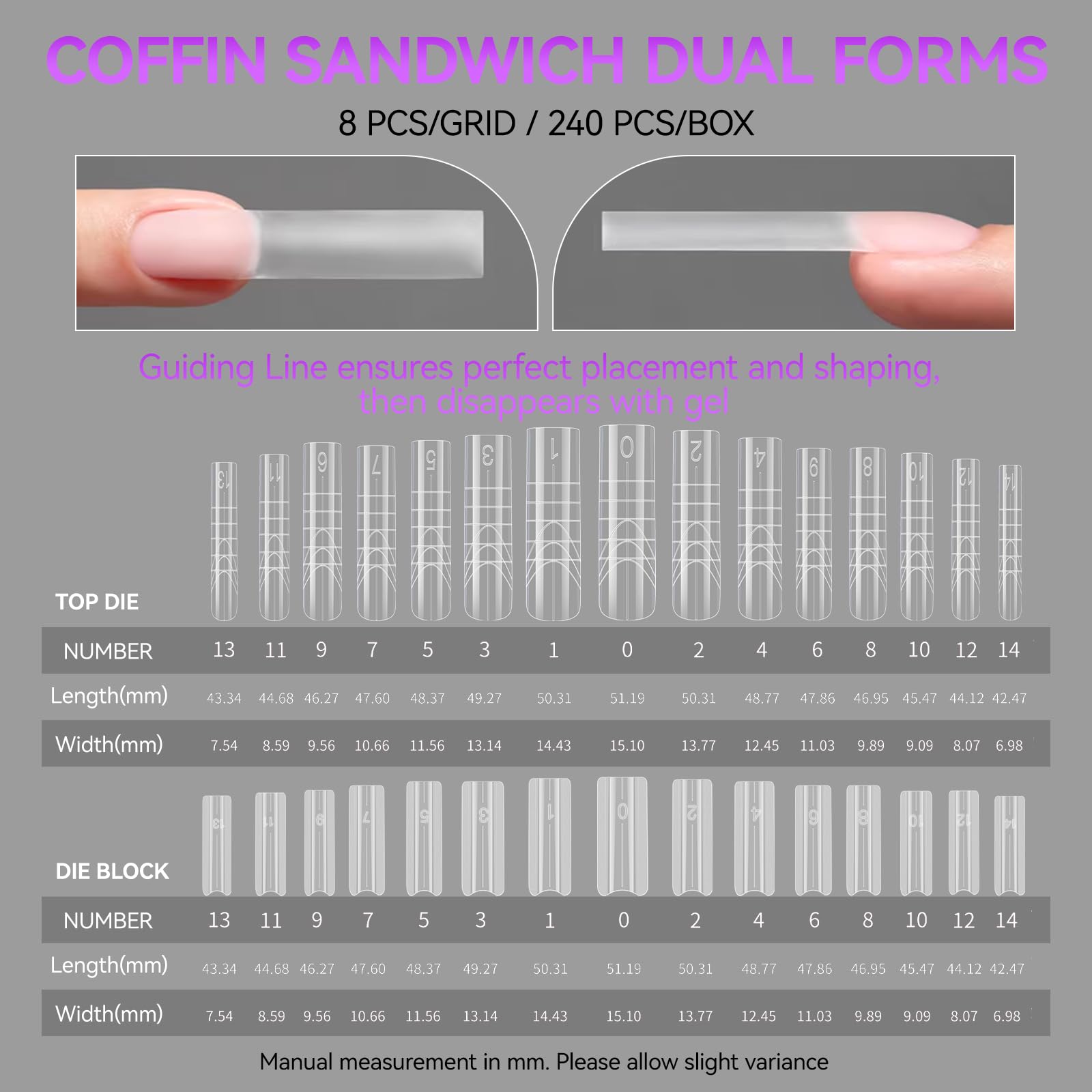 Gelike EC 15 sizes fit all nail beds for better results.