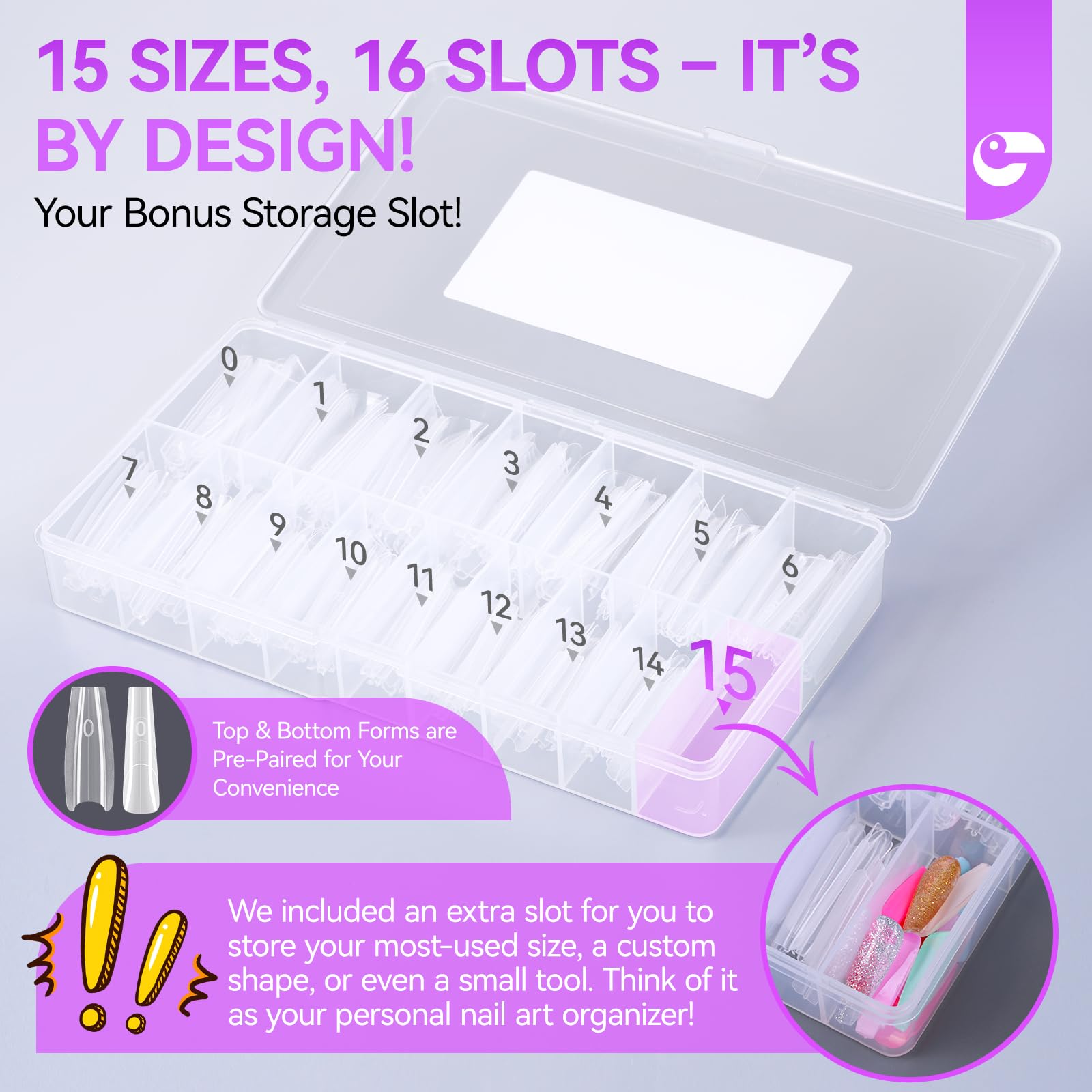 Gelike EC 240 piece kit includes everything for home or salon use.