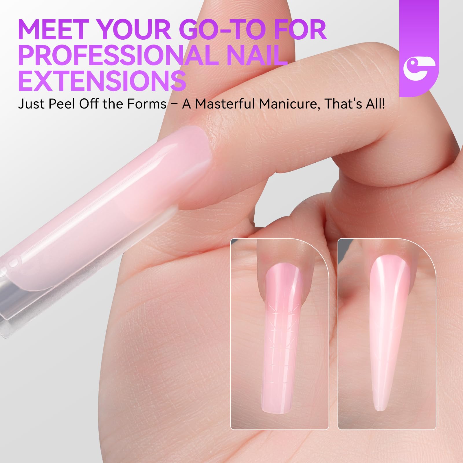 Gelike EC beginner-friendly kit for quick home nail extensions.
