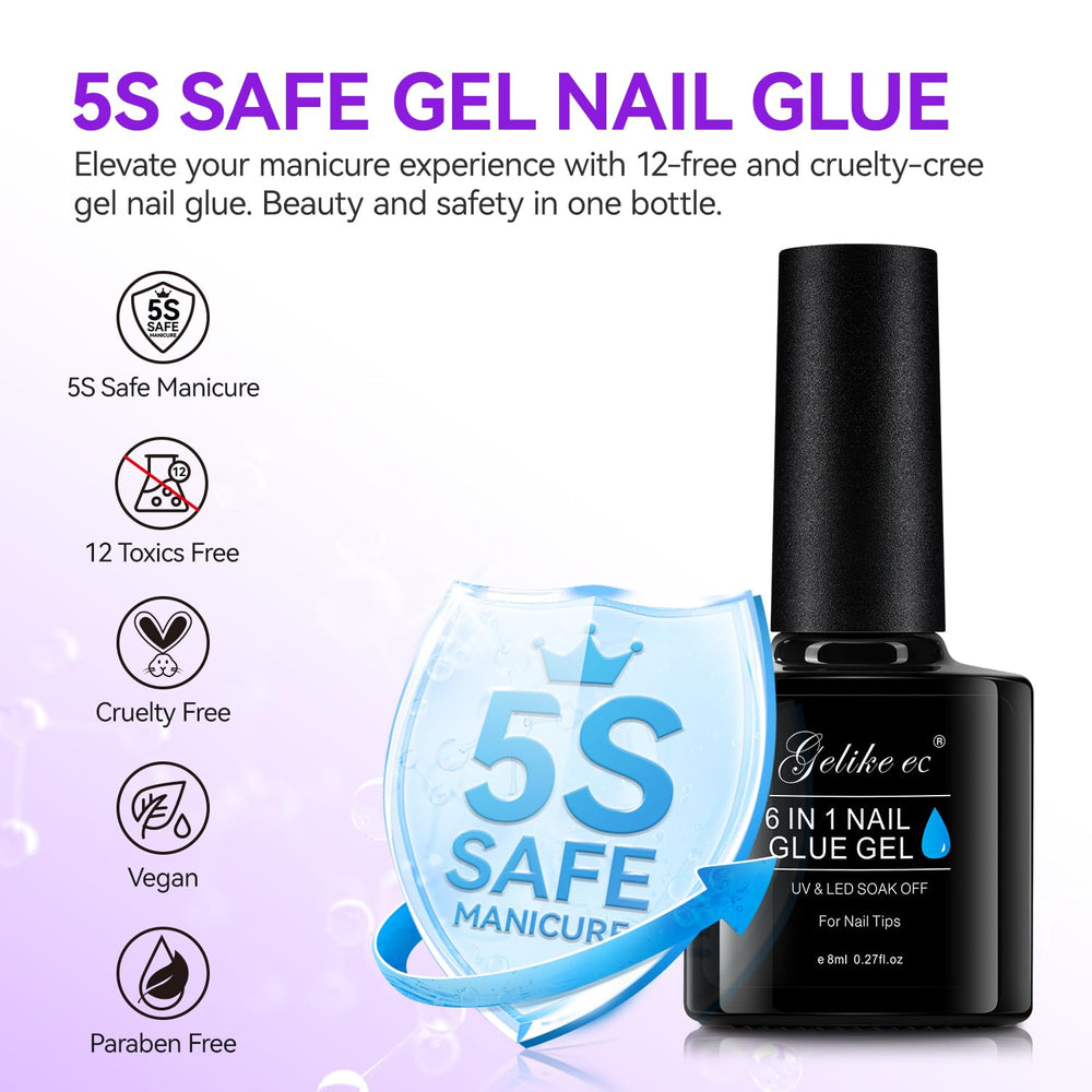 Gelike EC ideal for home salon DIY nail projects.