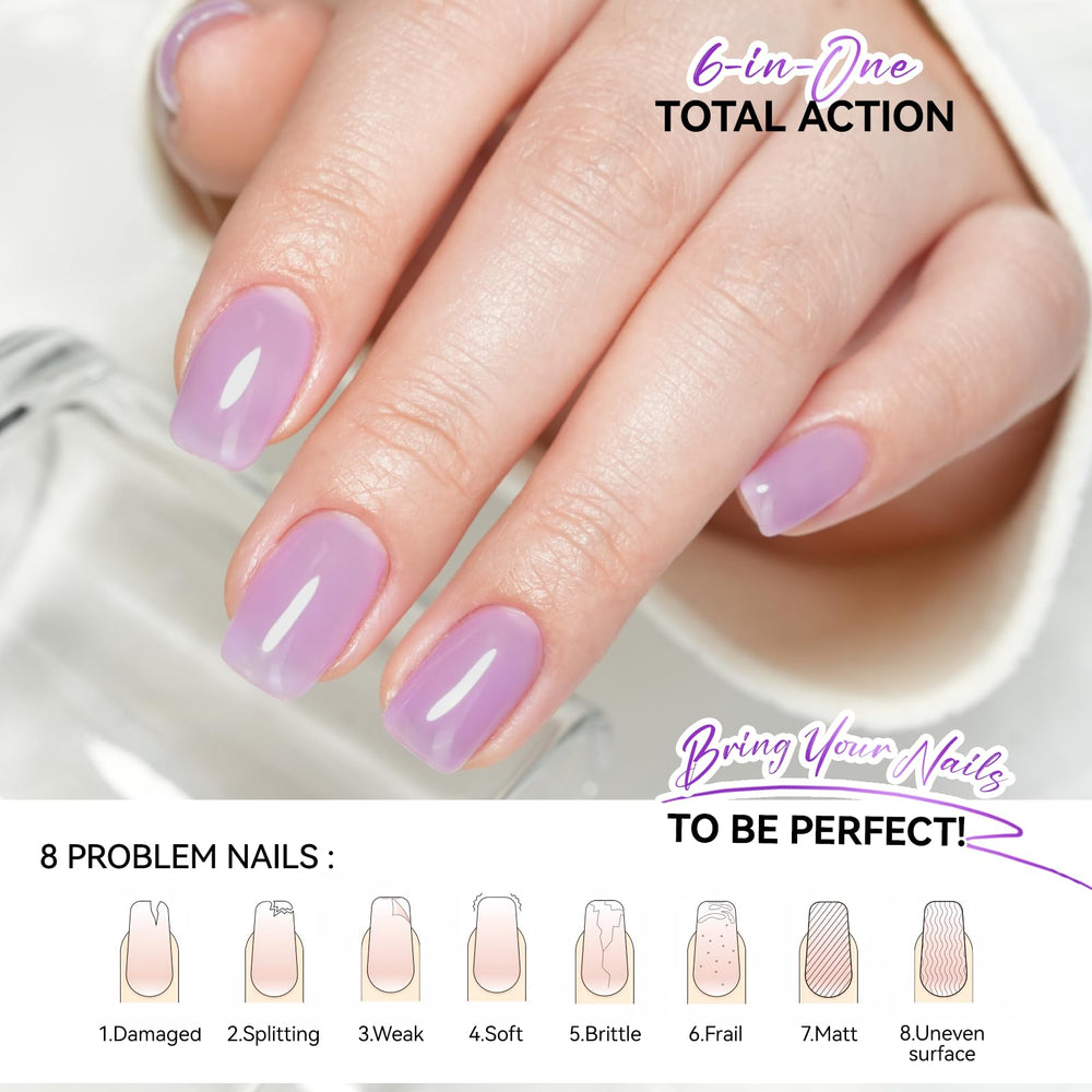 gelike ec keratin and jojoba formula nourishes nails gently