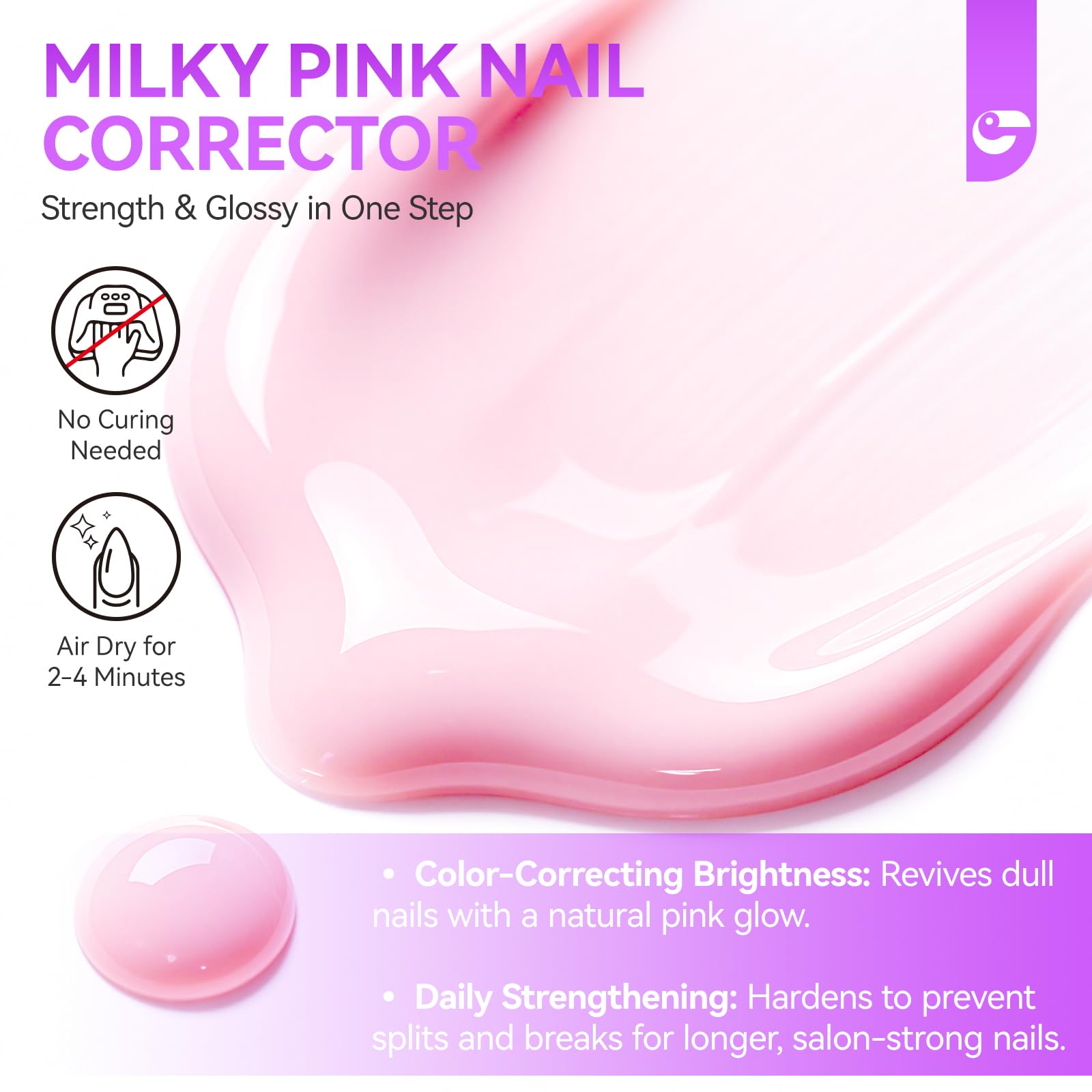 Gelike EC product in hand demonstrates portable 16ml bottle.