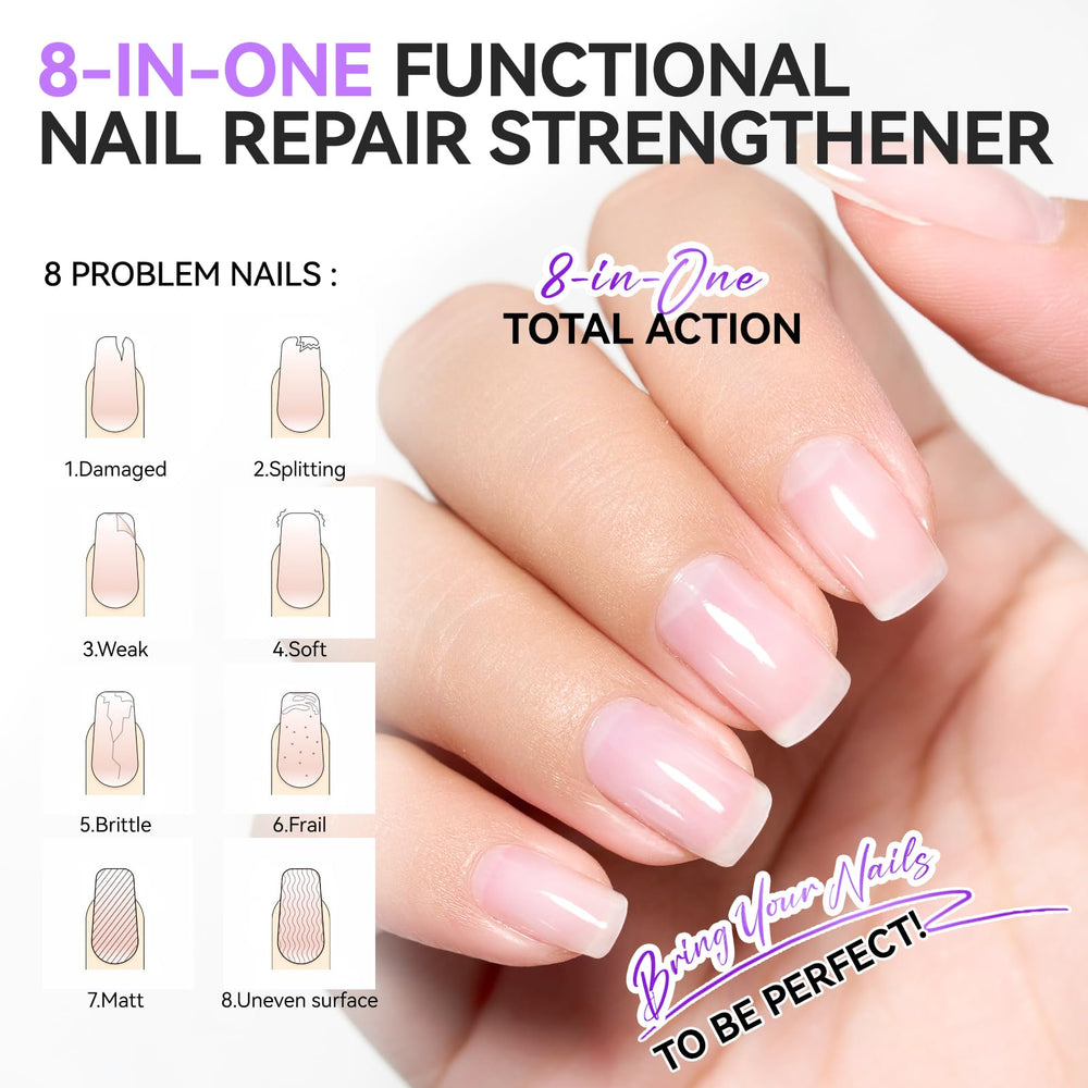 Gelike ec natural colour nail coat adds subtle shine and tint