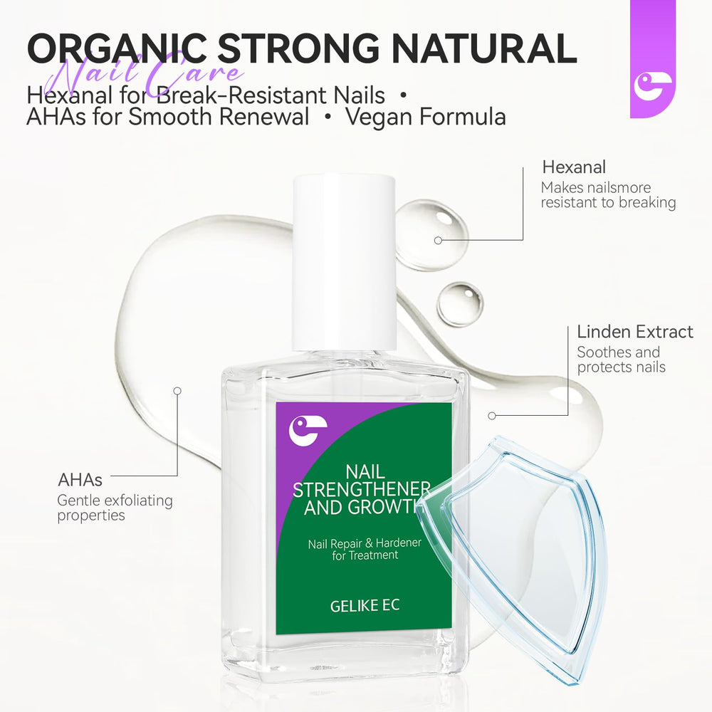 Gelike EC natural colour nail hardener for thicker nails.