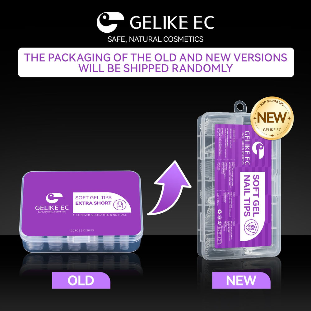 Gelike EC organized packaging showing the 120-piece set for easy selection