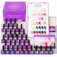 gelike ec Pro gel polish 36-color set displayed front for versatile salon shade options
