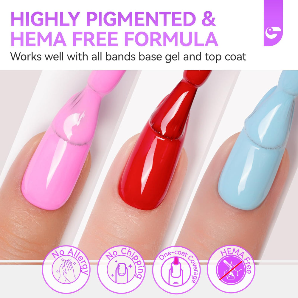 gelike ec Pro HEMA-free formula, low odor for comfortable application
