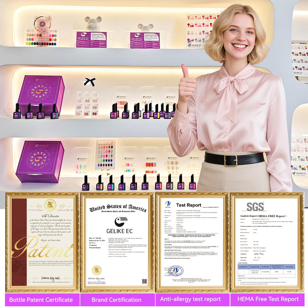 gelike ec Pro salon setup with multiple shades for client consultations