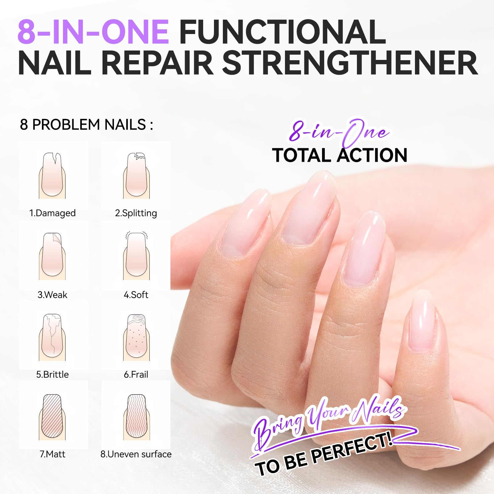 Gelike ec quick-drying formula bottle image highlights fast manicure readiness