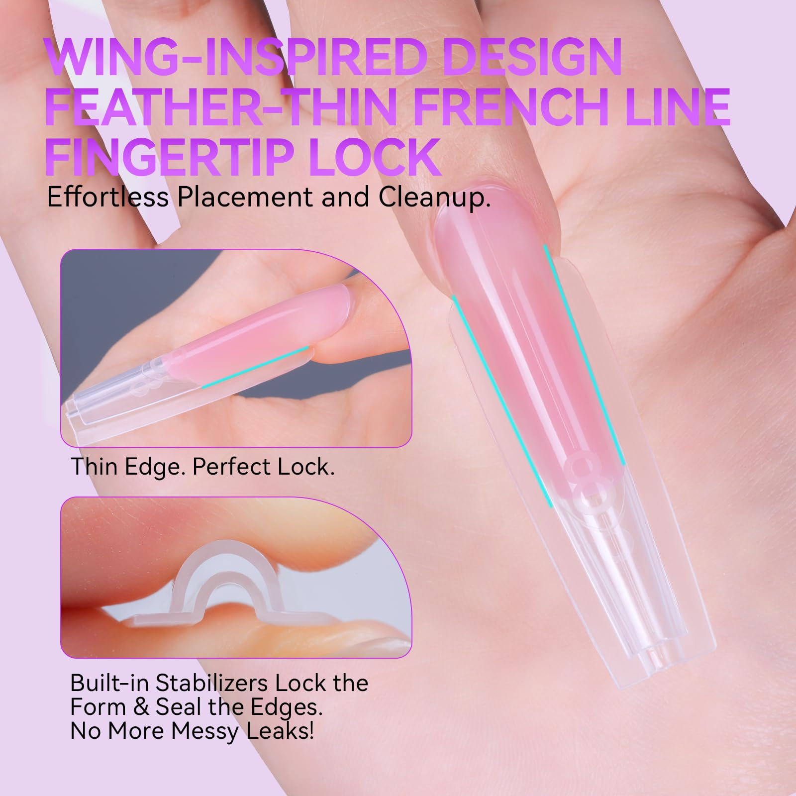 Gelike EC reusable nail forms for cost effective practice.