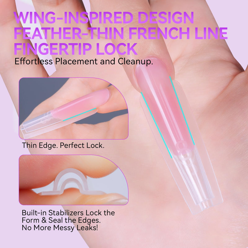 Gelike EC reusable nail forms for cost effective practice.