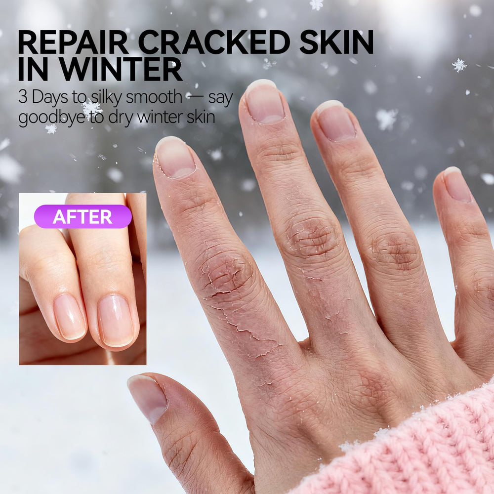 Gelike EC Rose-scented balm on hands highlights spa-like routine.