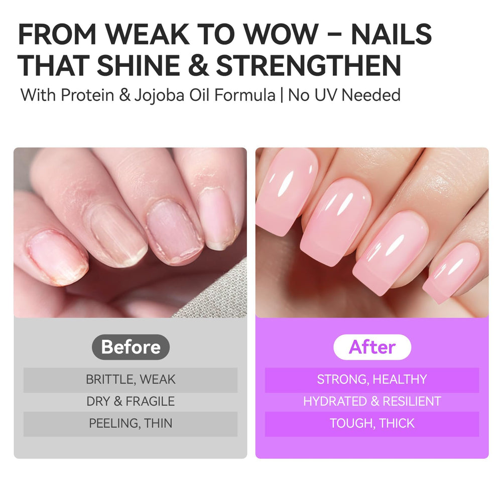 gelike ec Smooth Ridge Nail Surface shows a refined, even nail texture