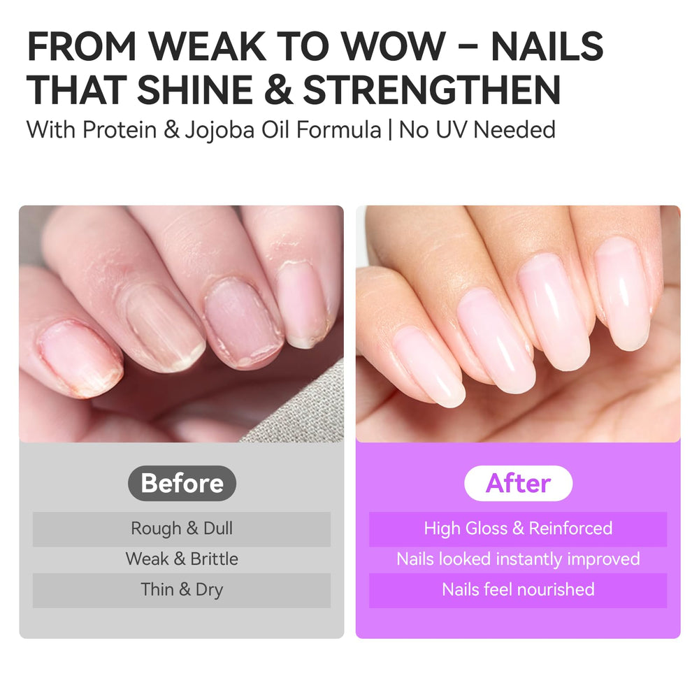 gelike ec vegan keratin and jojoba nourish nails