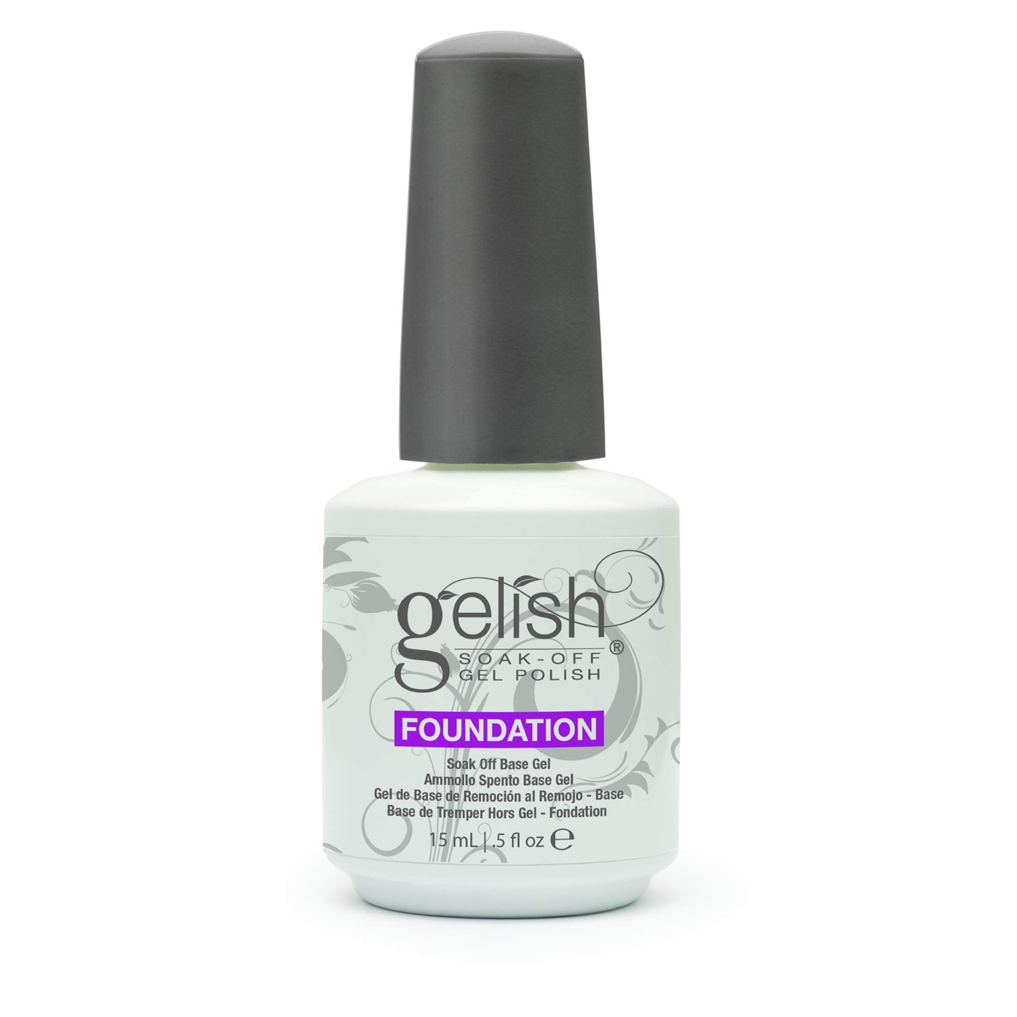 Gelish cleanser application focusing on residue removal