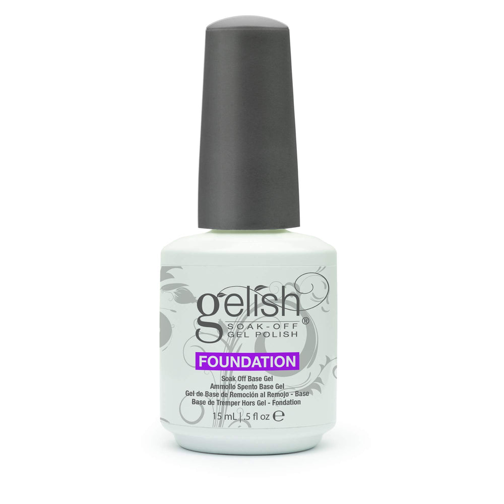 Gelish cleanser application focusing on residue removal