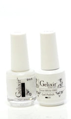 Gelixir Duo Snow White: matching gel and nail polish for a coordinated at-home manicure