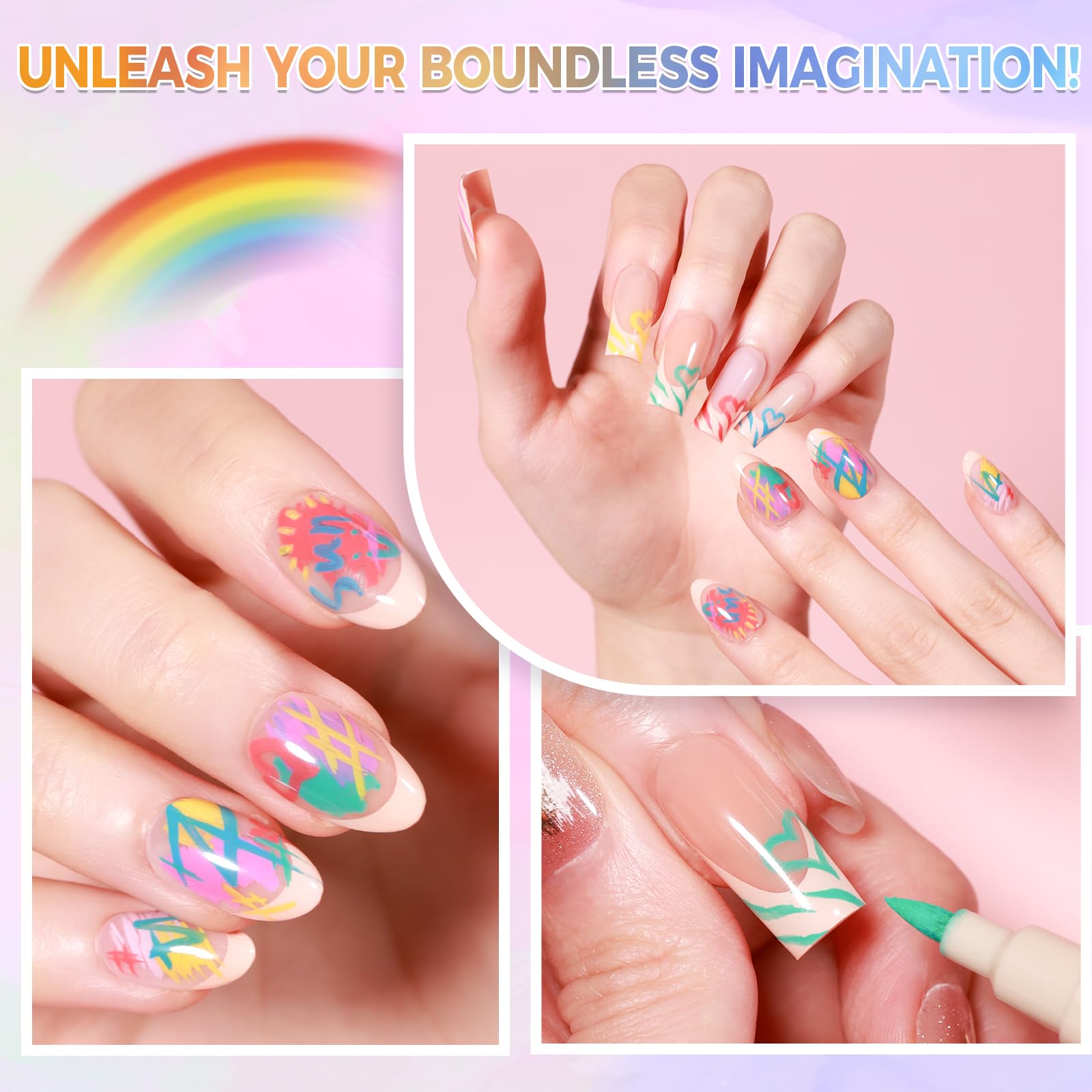 GELLAKTIK beginner friendly design kit for easy nail art