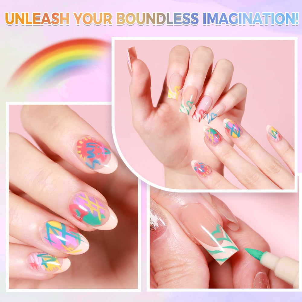 GELLAKTIK beginner friendly design kit for easy nail art