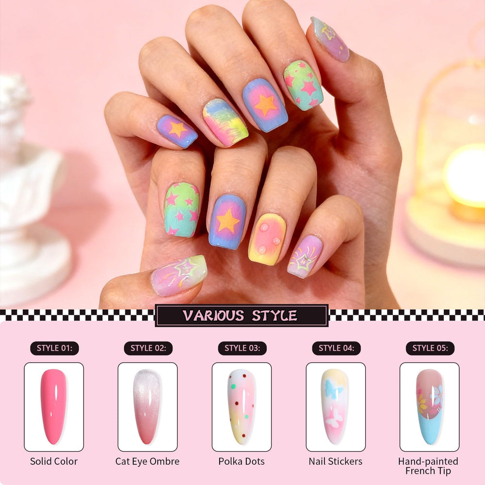GELLAKTIK nail brush for precise, even gradient application