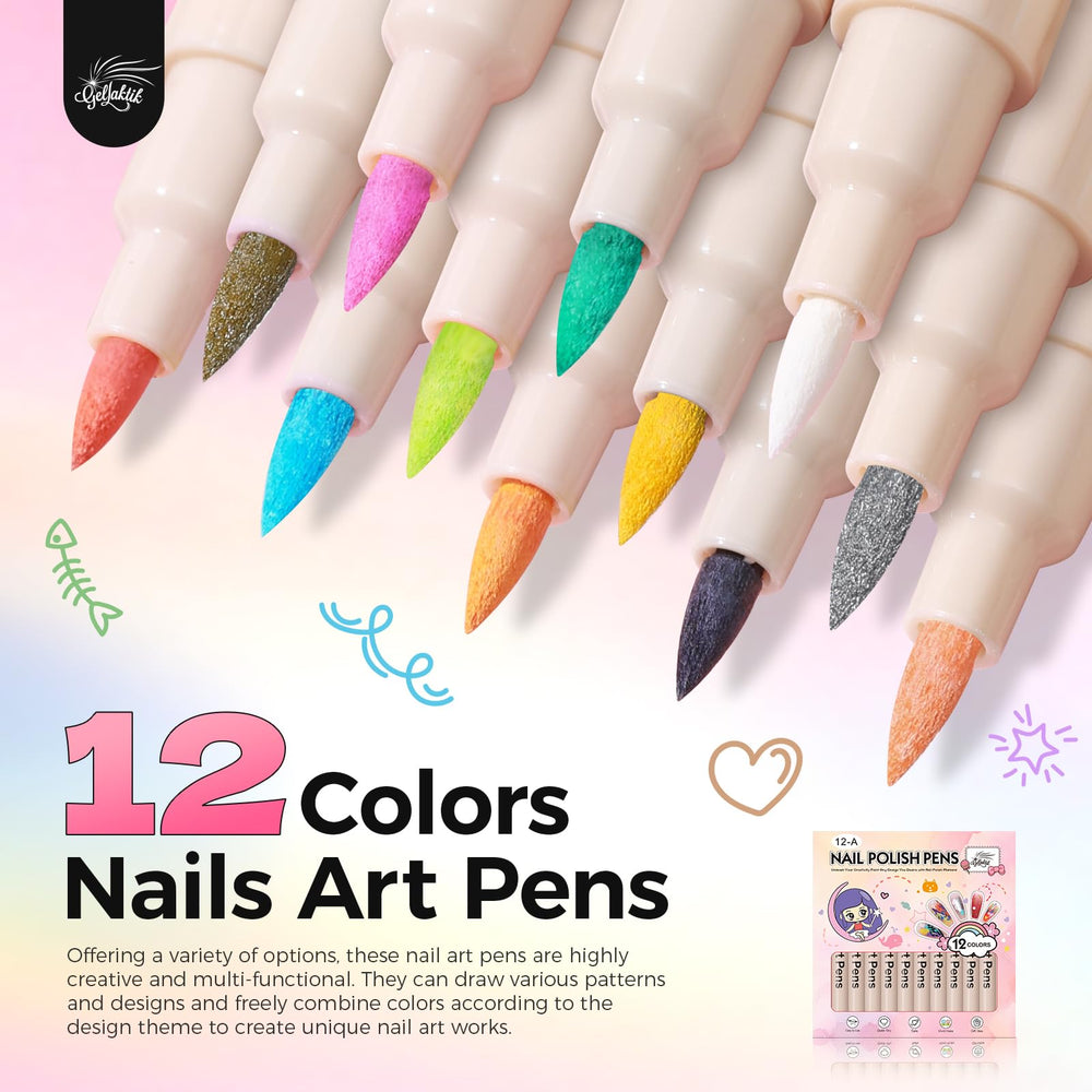 GELLAKTIK precision 0.7mm tip for delicate lines and details