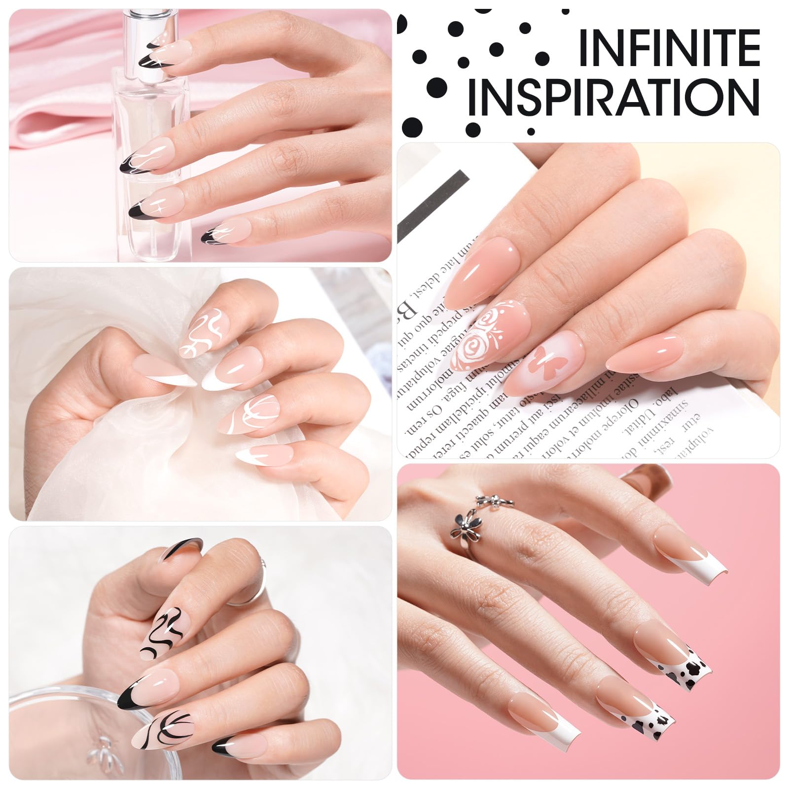 GELLEN 3D nail art gel adds subtle dimension and texture