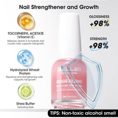 GELLEN 3in1 base coat strengthens and fills ridges