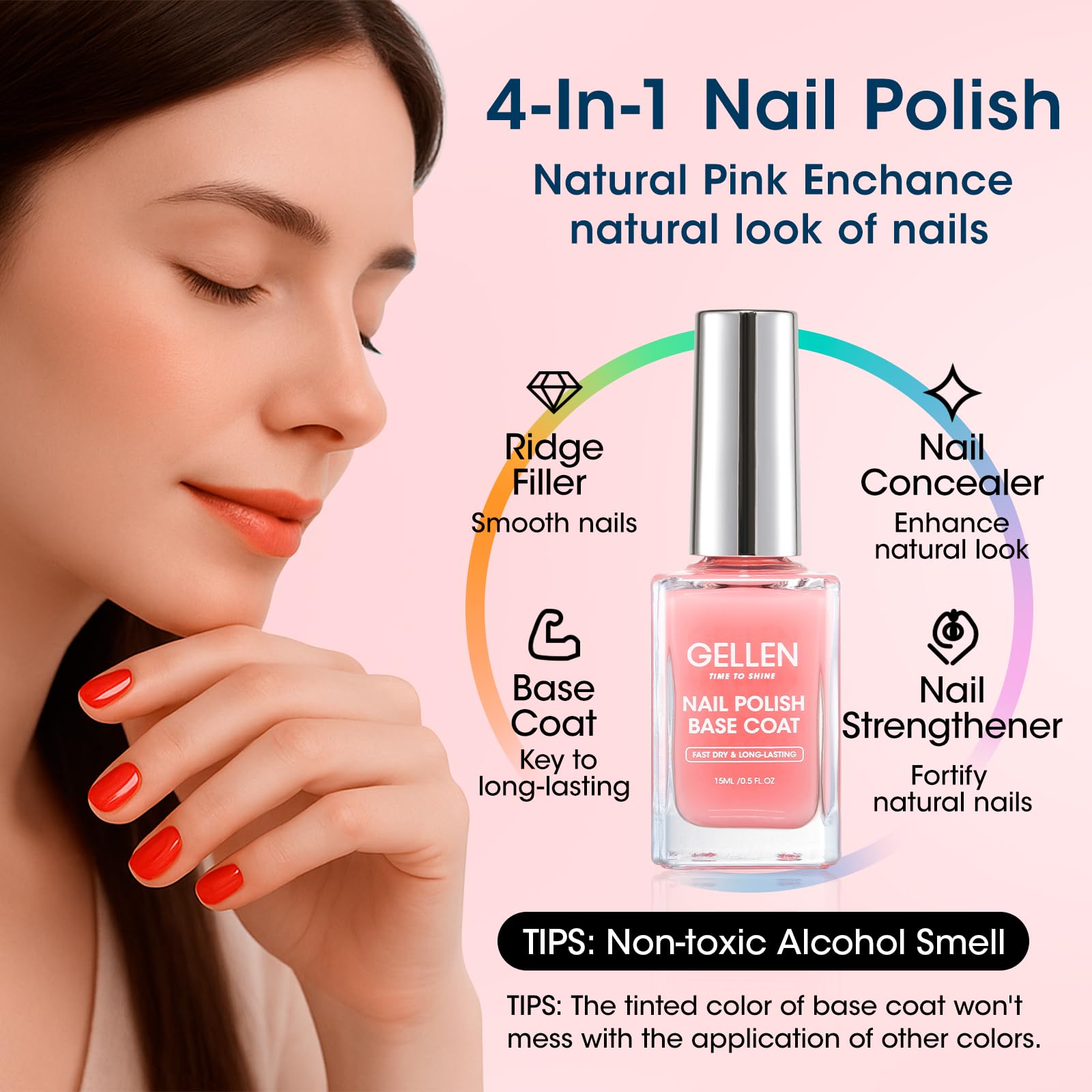 GELLEN 4-in-1 calcium base application demonstrates foundation and strength.