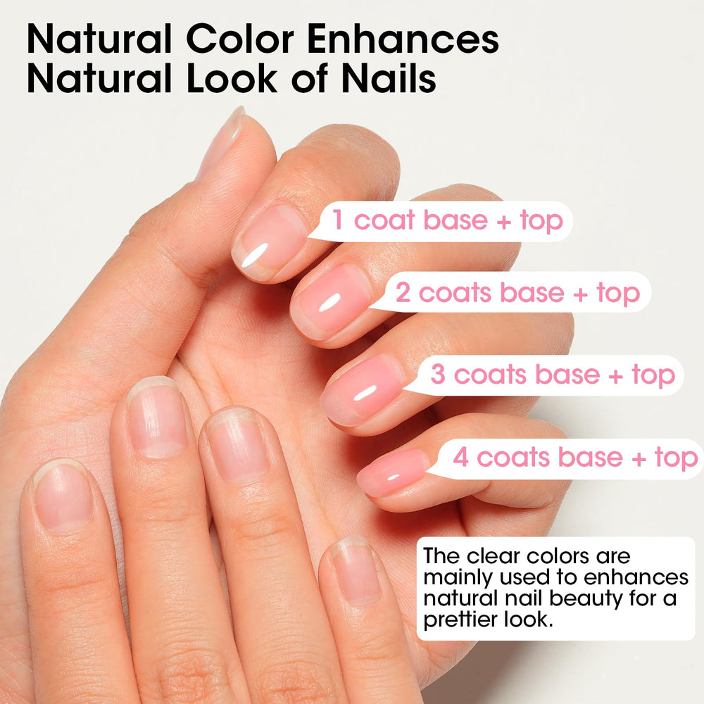 GELLEN 4-in-1 base coat as strengthener, concealer, ridge filler, and base.