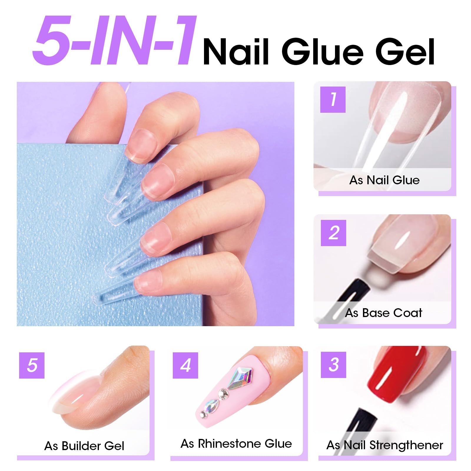 GELLEN 5-in-1 base coat for smooth foundation and prep