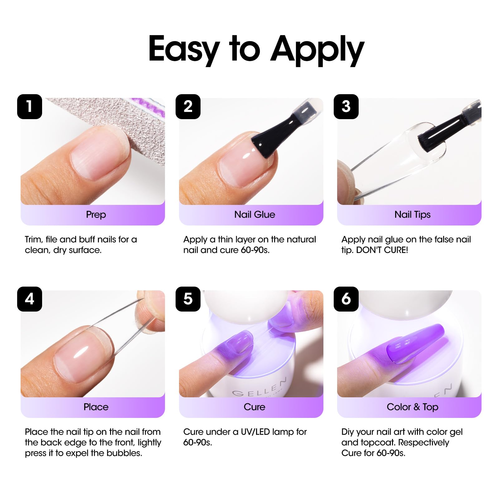 GELLEN 5-in-1 prep tips for best results and nail health