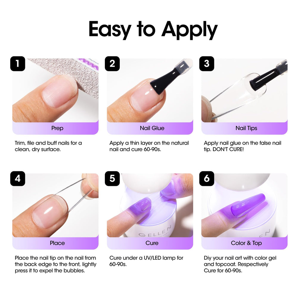 GELLEN 5-in-1 prep tips for best results and nail health
