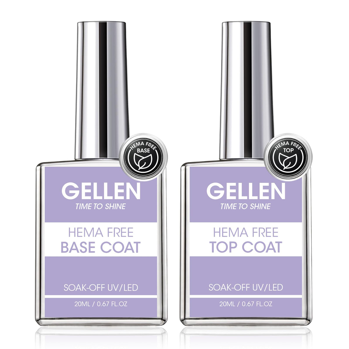 GELLEN base coat bottle ready to protect nails and boost adhesion.
