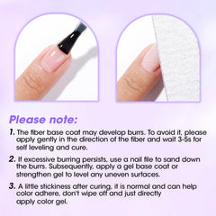 GELLEN base gel damage repair image highlights reinforced nail surface under polish.